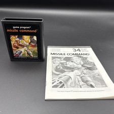 Missile Command Atari 2600 Modul + Anleitung Videospiel Game