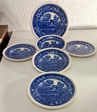 Copeland Spode "Blue Tower" 6 Teller Sortiment