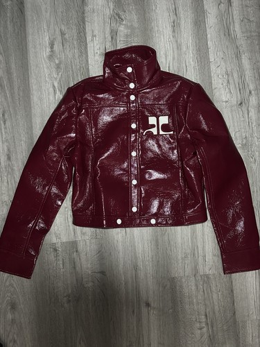 Iconic courreges vinyl blouson - vinyl,