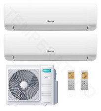 Hisense Wings Comfort 2-Raum Multisplit Klimaanlage 2x 5 kW A++/A+ WiFi R32