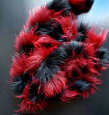 Pelzkragen (Fuchs) kirschrot /