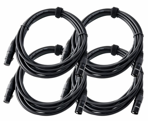 Set xlr mikrofonkabel - 4x,