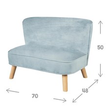 roba Kindersofa 'Lil Sofa', Sky/Hellblau - B-Ware neuwertig