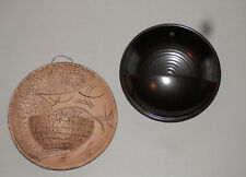 2 alte 50er-Jhr. Wand-Vasen-Pflanzgefäße - Keramik-Blumen-Pflanzschale - Steuler