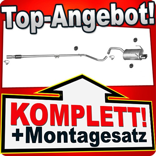 Auspuff für fiat 500 500c - für,