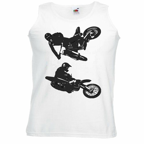 Tank top motocross - tank, silhouette