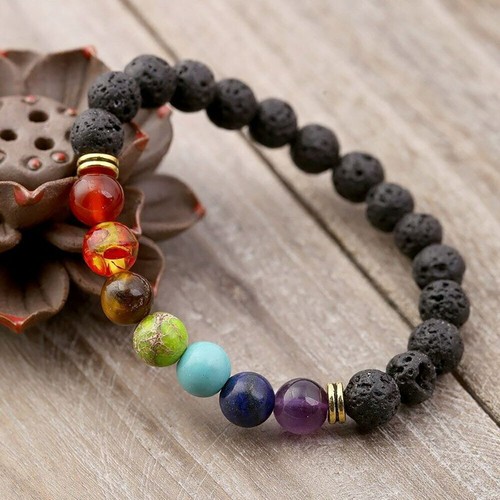 1er 2er set chakra armband - 1er-2er,