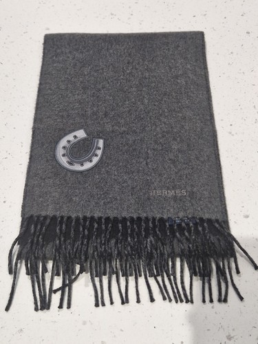 Hermès hufeisen schwarz - hufeisen, schwarz/grau