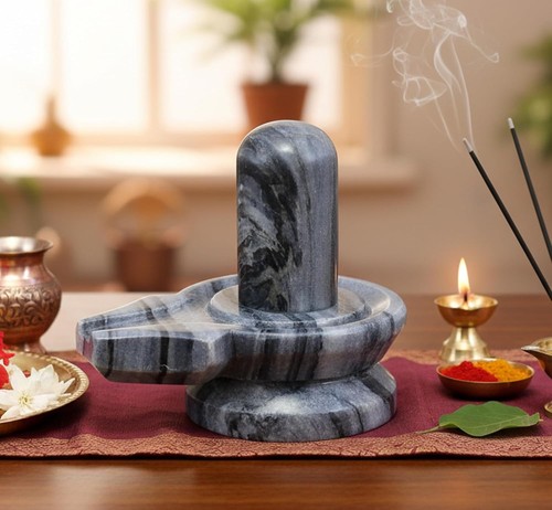 Shiva lingam figurine - figurine, aus