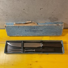 Joseph RODGERS - Fleisch Set Cutlery - Rio Palisander Griffe. Selten.