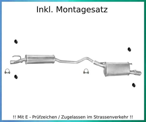 Auspuffanlage für opel - auspuffanlage,