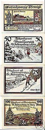 Banknoten notgeld stadt - banknoten,