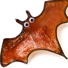 Fledermaus Orange + Saugnapf