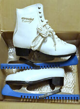 Schlittschuhe Ewald Cindy, weiss, Gr. 10, Eiskunstlauf Mädchen Damen 