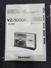 SHARP VZ-3000H Bedienungsanleitung Operation Manual - Original