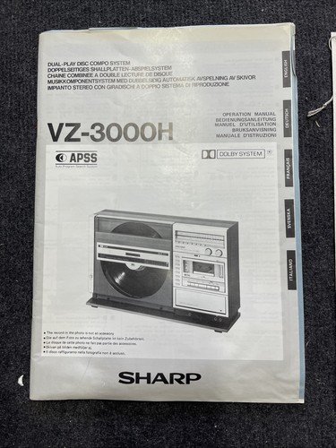 Sharp 3000h - sharp, vz-3000h