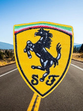Ferrari Patch Bügelbild