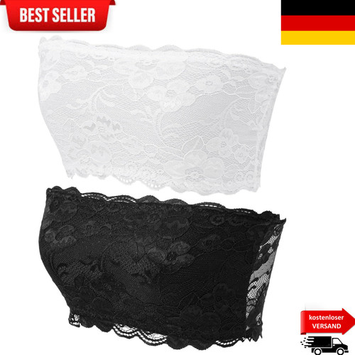 Damen bandeau set aus - bh,