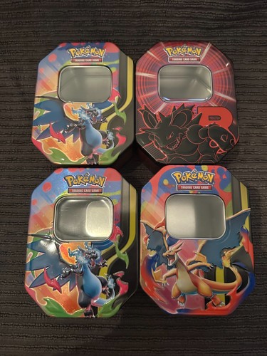 Pokemon tin boxen 4er set - pokemon,