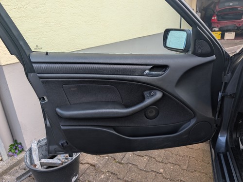 Bmw e46 türpappen schwarz - e46,