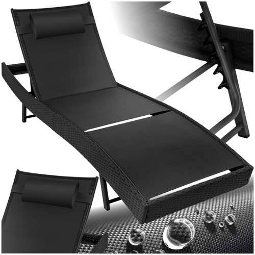 Polyrattan sonnenliege - polyrattan,