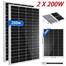 400W 12V Mono Solarmodul Netzunabhängiges PV Solarmodul für Wohnwagen Haus Boot