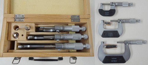 Din 863 mikrometer satz 75mm - satz, 0-75mm
