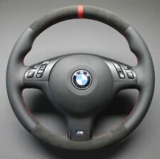 LENKRAD BMW E46 E39 M-TECHNIK M- POWER ORIGINAL  LEDER/ALCANTARA NEU BEZIEHEN 