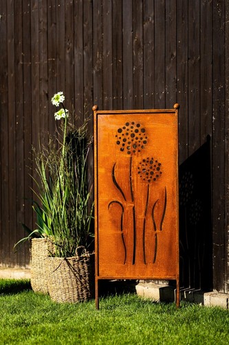 Schild pusteblume sichtschutz - schild,