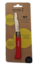 Opinel Kindermesser rostfrei Buchenholz rot