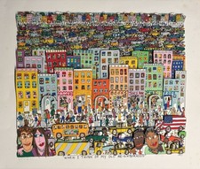 James RIZZI: original 3D „WHEN I THINK OF MY OLD NEIGHBORHOOD“, handsigniert, 93