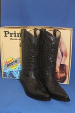 Prime Boots  cowboystiefel westernstiefel neu  handmade cowboyboots gr. 42 black