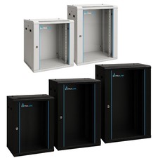 Netzwerkschrank Serverschrank Wandgehäuse 19" 15HE 18HE 22HE 600x450/600x600