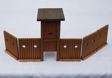 DDR Wachturm 5 Palisaden aus Holz für Western-Fort Wildwest #004