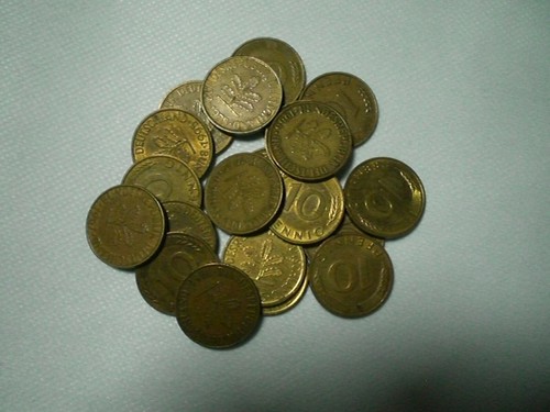Stück pfennig münzen - 20,