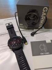 Garmin Fenix 6X Sapphire GPS-Laufuhr 51mm Gehäuse Carbon Gray DLC