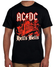 ACDC HELLS BELLS ROCK Black T