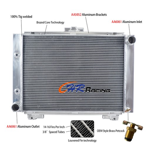 Aluminum radiator for - for, 1964