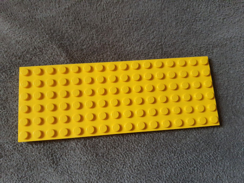 Lego 6x16 platte 3027 gelb - 3027,