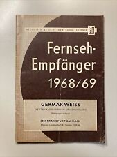 Fernsehempfänger 1968/69 / TV