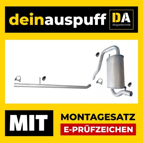 Auspuffanlage für dacia - auspuffanlage,