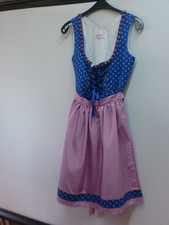 blau gemustertes Dirndl Gr