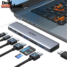 USB C Hub Adapter 8 in 2 für