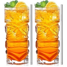 Clear Tiki Gläser Set von