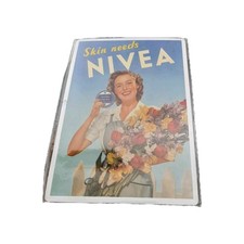 Metall Werbeschild SKIN needs