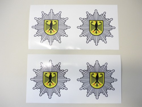 Bundes polizei aufkleber - x,