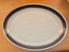 Weimarer Porzellan Harmonie 7296 Kobalt Servierplatte 33,5 cm