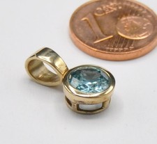 Solitär Topas Aquamarin