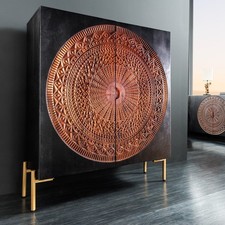 Massives Highboard MANDALA