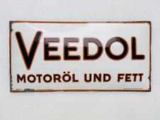 Emailschild Veedol Motorenöl